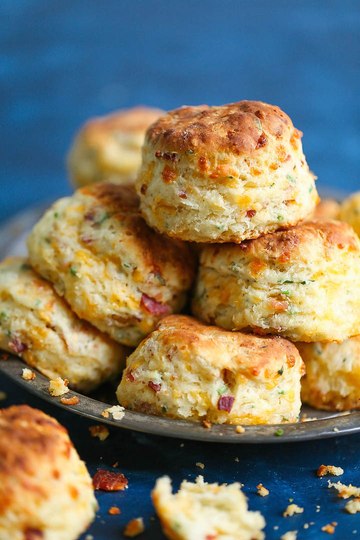 Bacon Cheddar Chive Biscuits