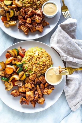 Hibachi Chicken & Rice