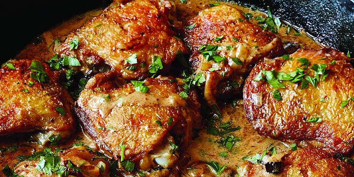 Ina Garten Chicken Thighs with Creamy Mustard