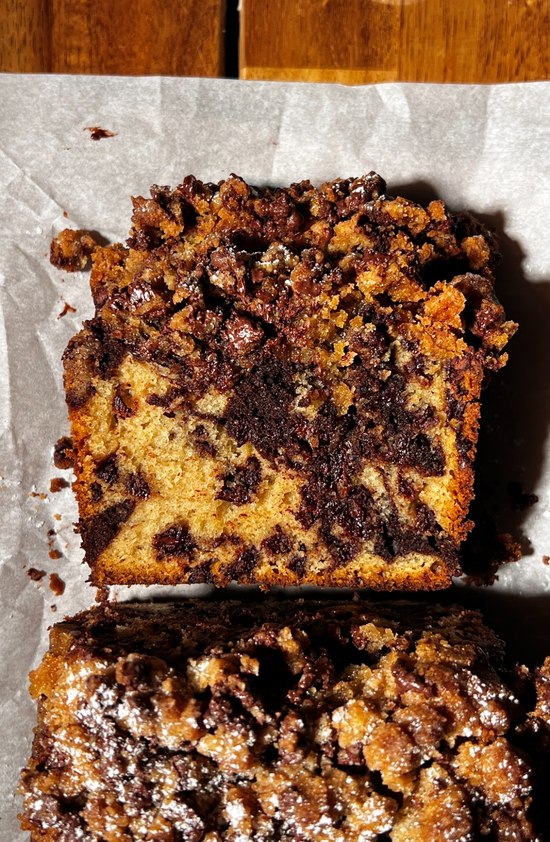 Marbled Chocolate Chip Bread