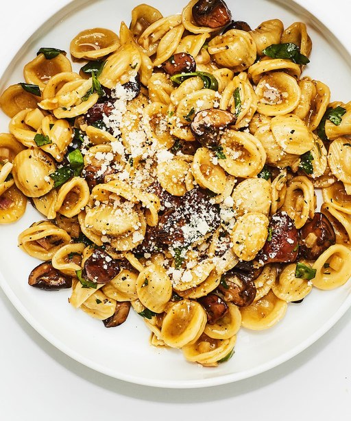 Mushroom Carbonara