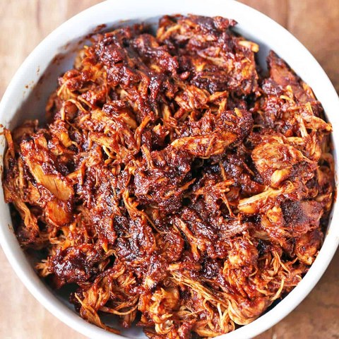 Oven Baked Pulled BBQ Chicken