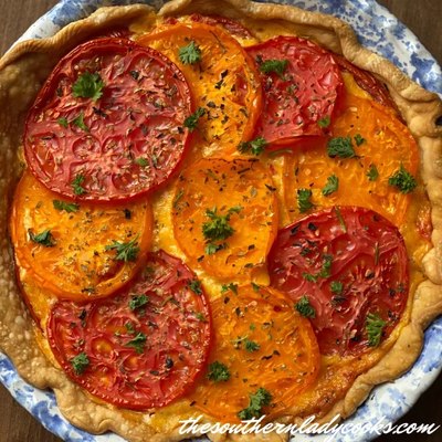 Pimento Cheese Tomato Pie