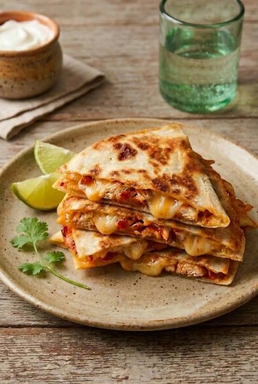 Salsa Chicken Quesedillas