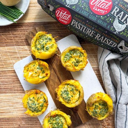 Smashed Potato Egg Bites